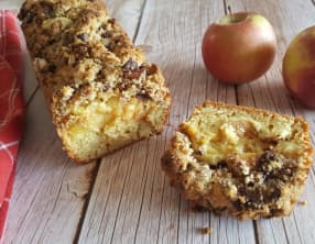 Crumcake chocolat et pommes