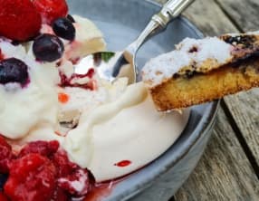 Financiers aux myrtilles