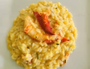 Risotto au homard