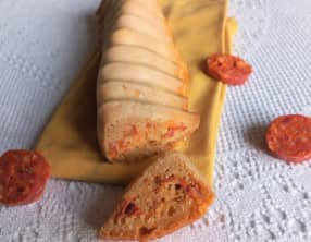 Cake au chorizo et Ossau Iraty