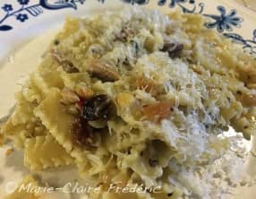 Pâtes aux sardines et citron confit