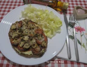 Bruschetta à la brousse façon pizza