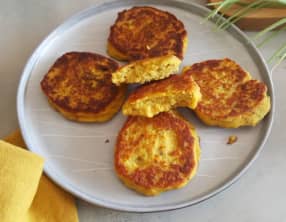 Galettes lentilles corail