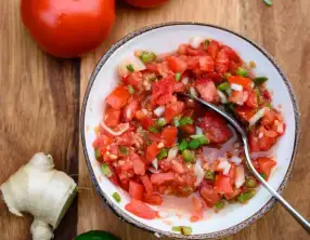 Rougail tomate combava