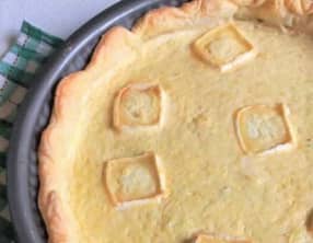 Quiche chèvre et courgette