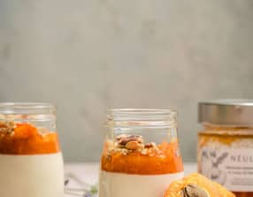 Panna cotta aux abricots maison