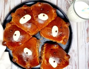 Pains au lait au cacao