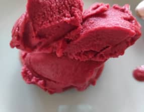 Glace aux fraises