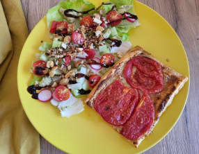 Tarte tomate moutarde