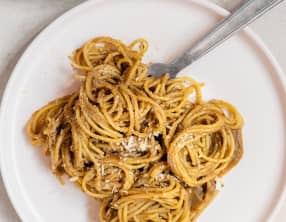 Pâtes à La Sauce Crémeuse à L'aubergine