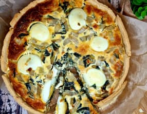 Quiche aux blettes et aux œufs durs