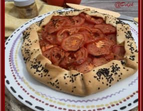 Tarte rustique à la tomate