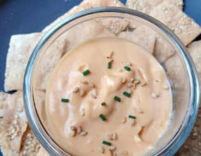 Rillettes de carottes et crackers maison
