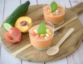 Gaspacho de Pêche et Tomate