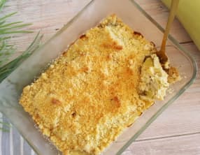 Crumble courgette et chèvre