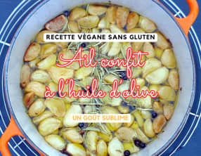 Ail confit à l'huile d'olive