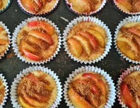 Cupcakes aux pommes confites