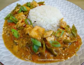 Saumon à la basquaise