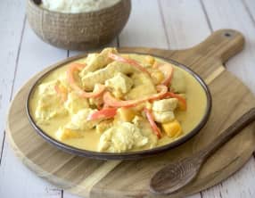 Poulet au Curry Mangue-Coco