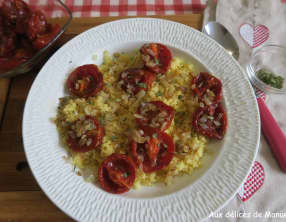 Couscous aux tomates rôties