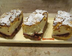 Tarte crumble au yaourt et aux figues