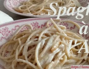 Spaghetti à l'ail