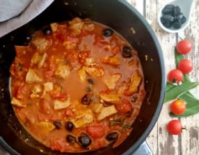 Sauté de veau aux olives