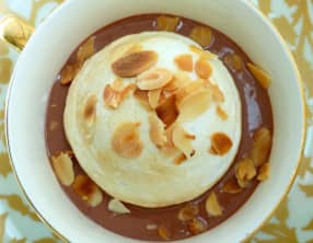 Iles flottantes au chocolat