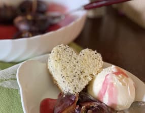 Figues fraîches rôtie