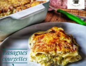 Lasagnes courgettes chèvre