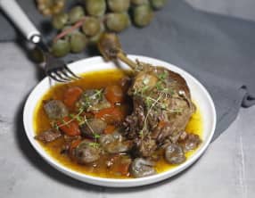 Canard au raisin