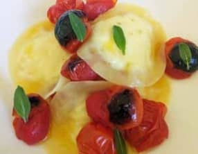 Ravioles ricotta et citron
