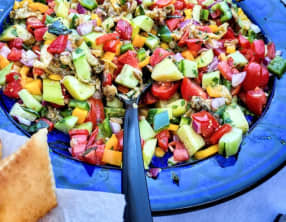 Salade d’aubergines fumées