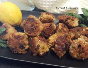 Boulettes de thon à l’italienne