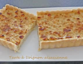 Tarte à l'oignon alsacienne