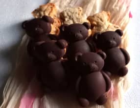 Oursons Cookies coque chocolat