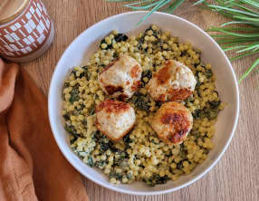 Boulettes de poulet au parmesan