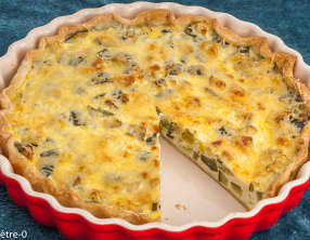 Tarte feuilletée courgettes fromage