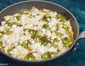 Frittata au brocoli et à la feta