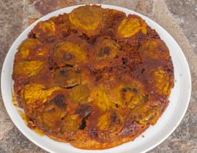 Gâteau renversé aux figues