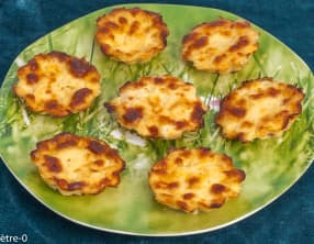 Bouchées moelleuses au bacon et fromage