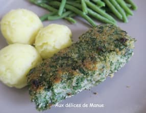 Poisson pané aux herbes de Cyril Lignac