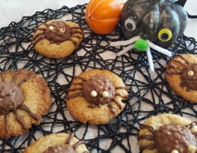 Cookies araignée d'halloween
