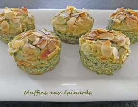 Muffins aux épinards