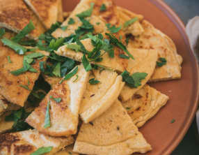 Galette de pois chiche