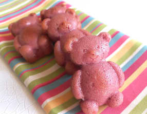 Oursons fraise et barbe à papa