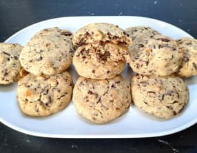 Cookies noisettes chocolat