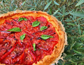 Tarte aux tomates du jardin