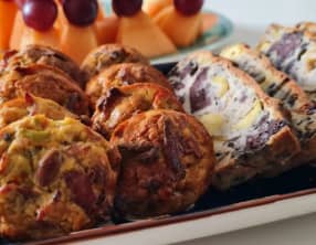 Muffins courgettes et chorizo