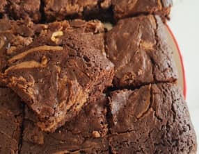 Brownie au beurre de cacahuètes